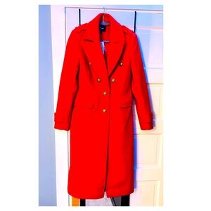 NWT — EXPRESS RED COAT